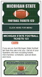 Mobile Screenshot of michiganstatefootballtickets123.com